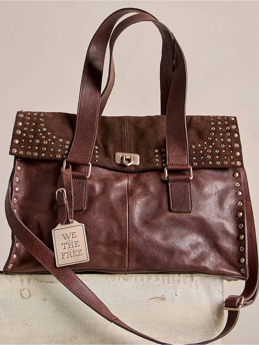 Free People We The Free Shay Stud Tote - Picture 2 of 7